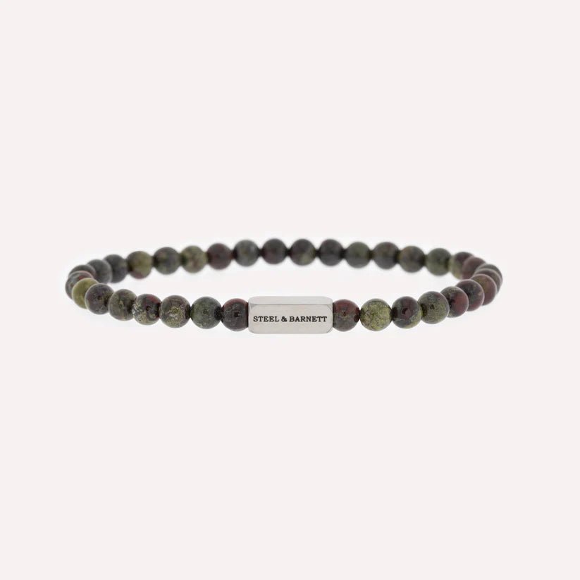 Natural Ned 6mm Round Gemstone Bracelet - MST GoodsBraceletSteel & Barnett