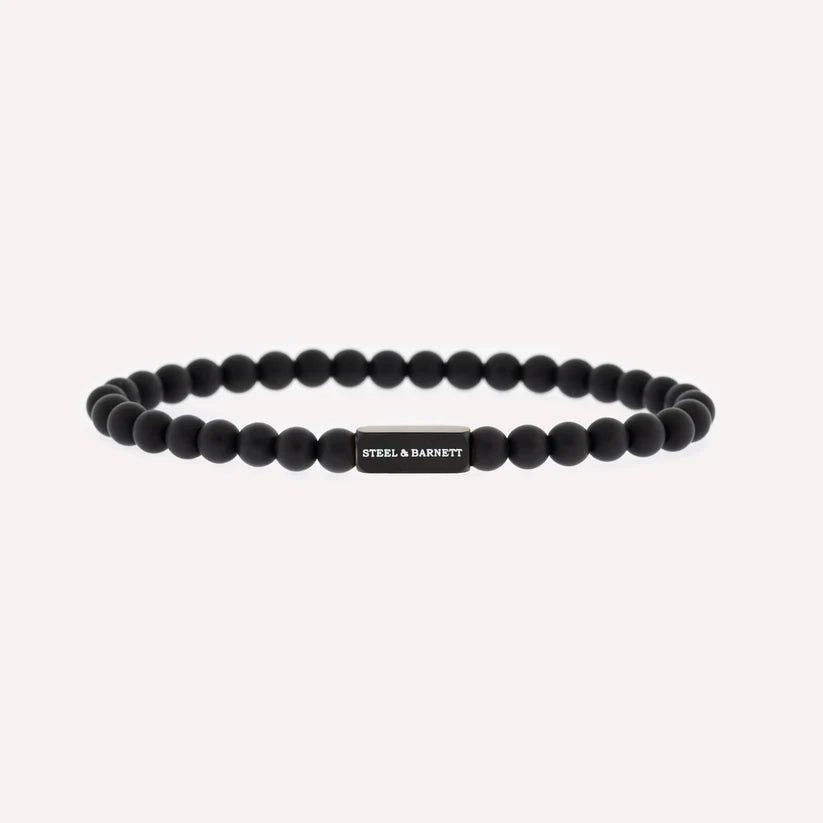 Natural Ned 6mm Round Gemstone Bracelet - MST GoodsBraceletSteel & Barnett