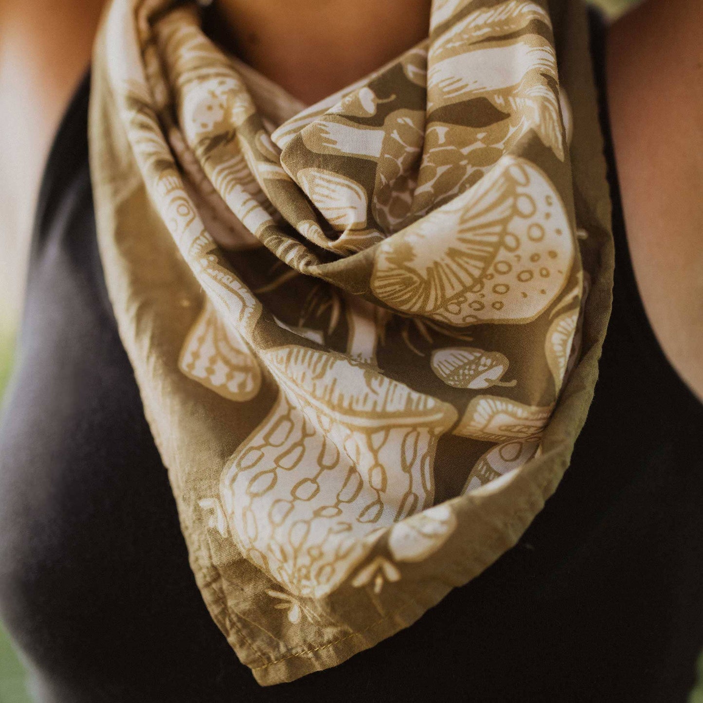 No. 016 Mushrooms Bandana - MST GoodsHandker Bandanas