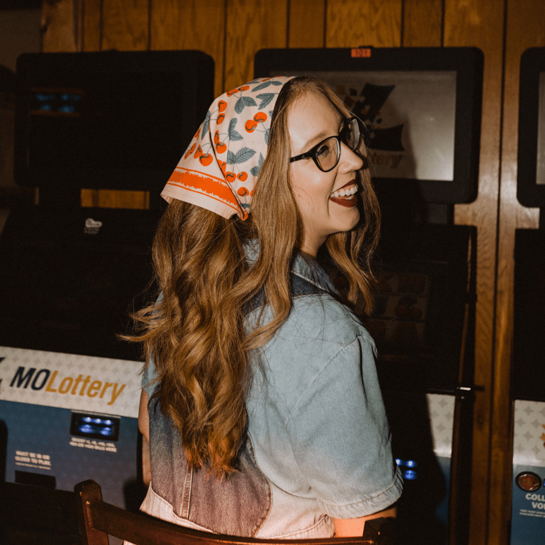 No. 077 Cherry Bandana - MST GoodsBandanasHandker Bandanas