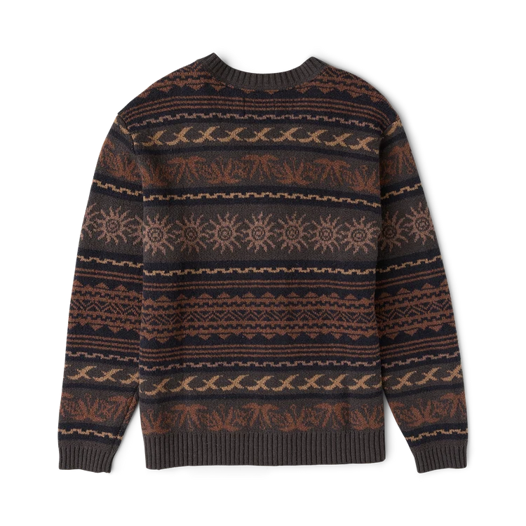 Nomad Jacquard Cardigan in Rust