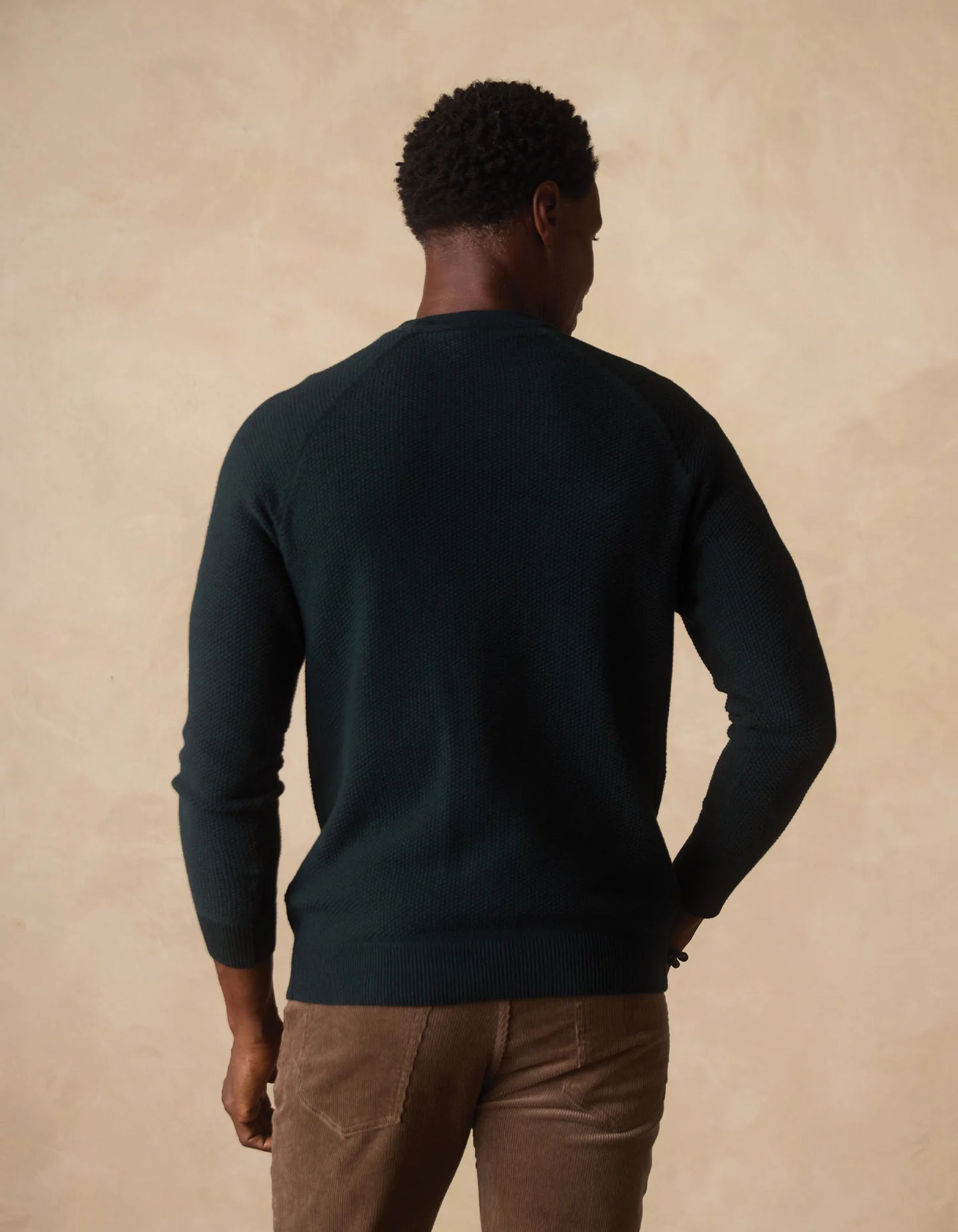 Coolmax Textured Crewneck Sweater