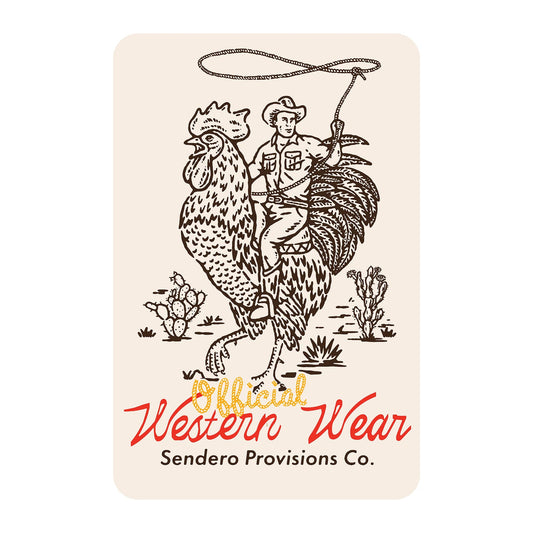 Official Western Sticker - MST GoodsSendero Provisions Company