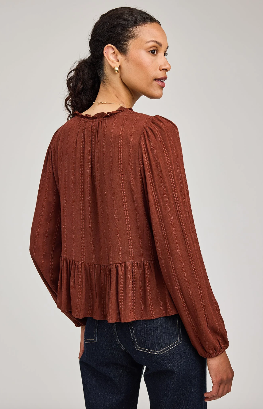 Ophelia Blouse Mahogany