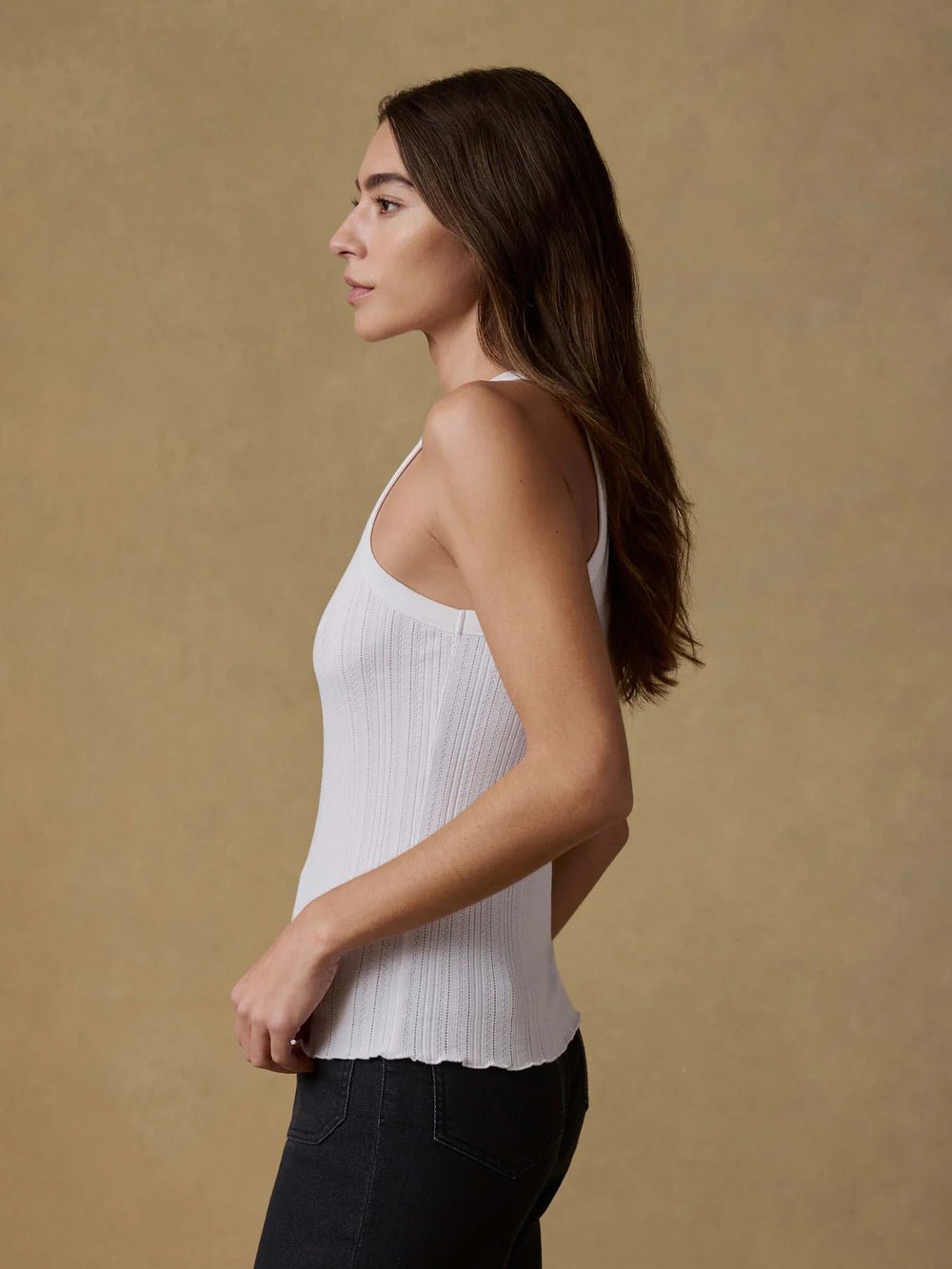 Paradise Pointelle Tank - MST GoodsFaherty