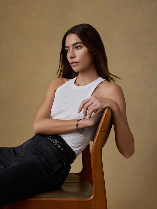Paradise Pointelle Tank - MST GoodsFaherty