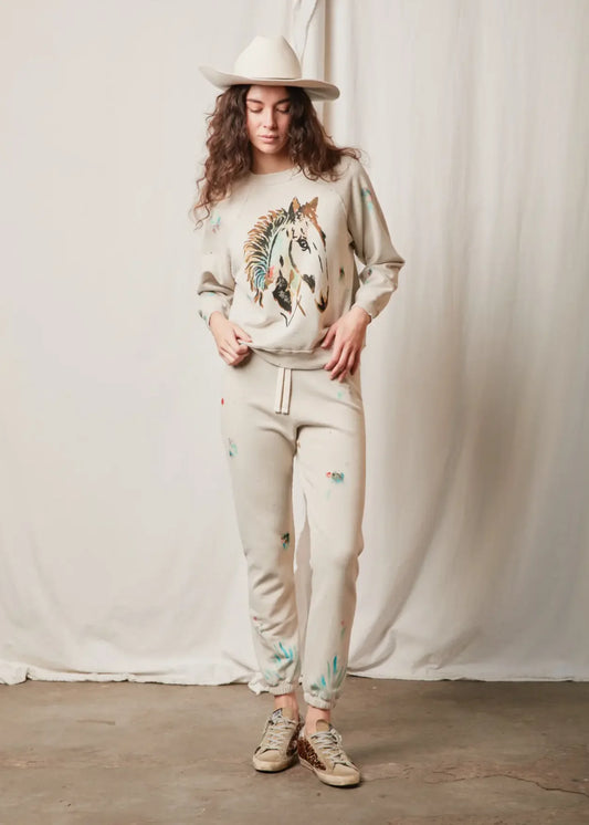 People of Leisure High Plains Stencil Jogger