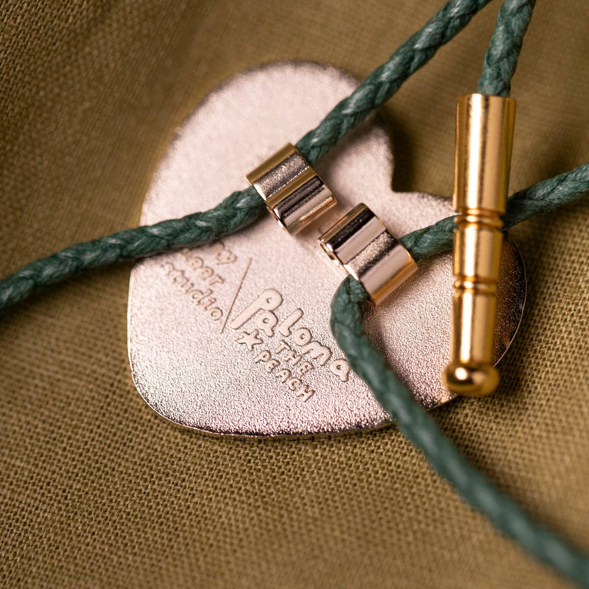 Pigeon Bolo Tie with Paloma the Peach - MST GoodsTiny Deer Studio