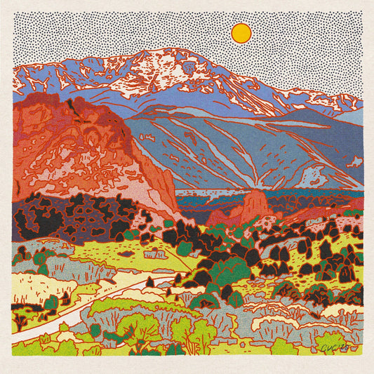 Pikes Peak Print - MST GoodsArt PrintCaroline Clark