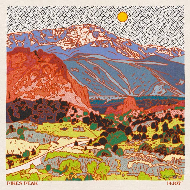 Pikes Peak Print - MST GoodsArt PrintCaroline Clark