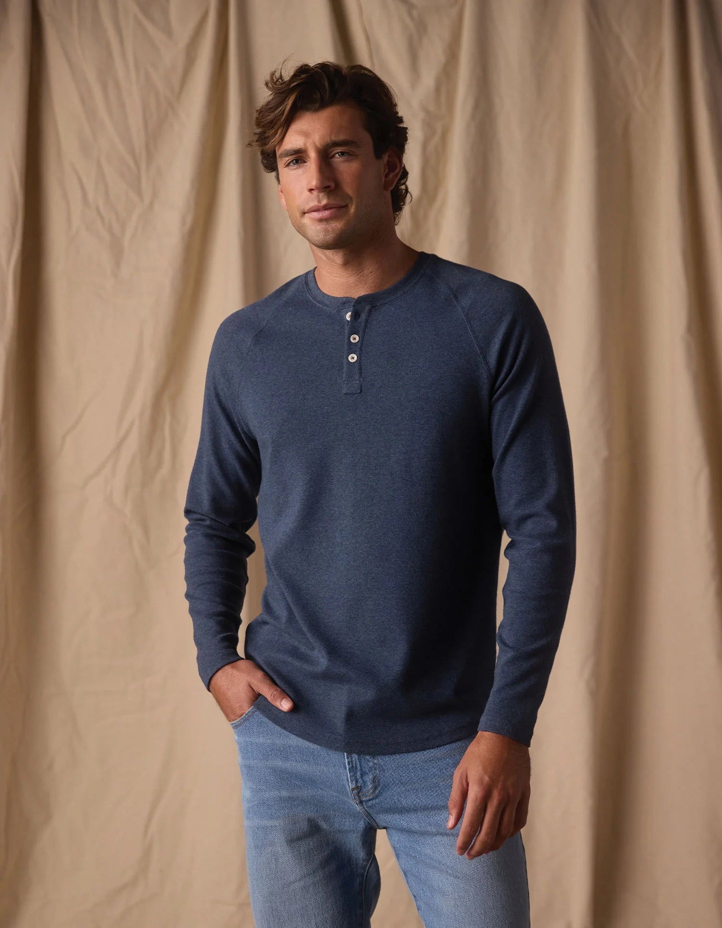 Puremeso Everyday Henley - MST GoodsThe Normal Brand