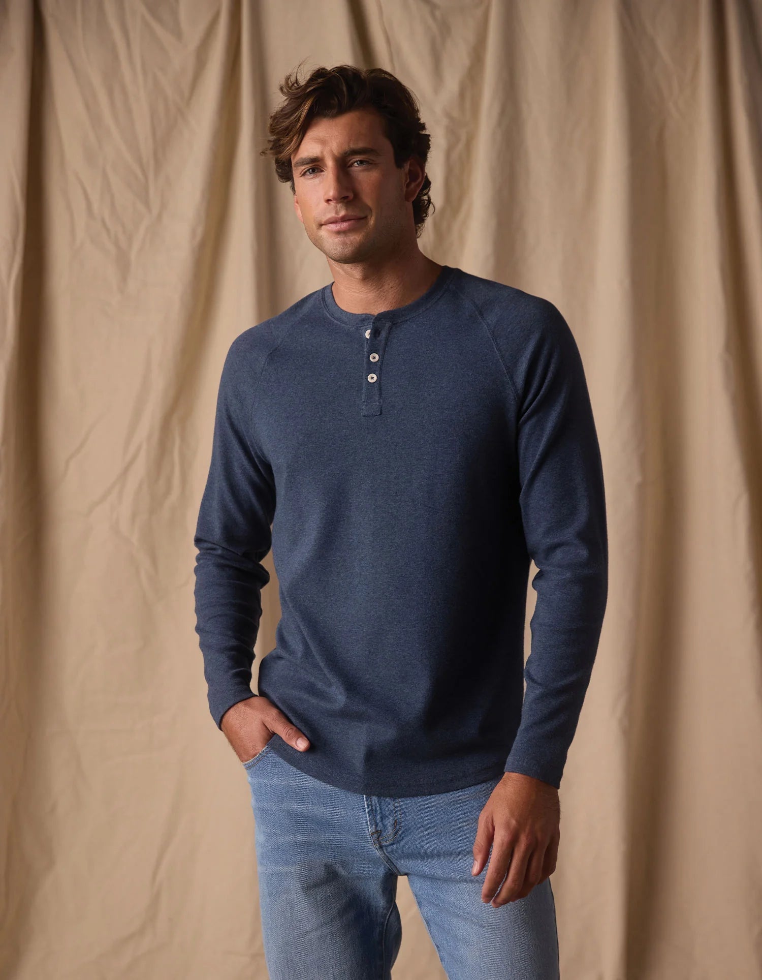 Puremeso Everyday Henley - MST GoodsThe Normal Brand