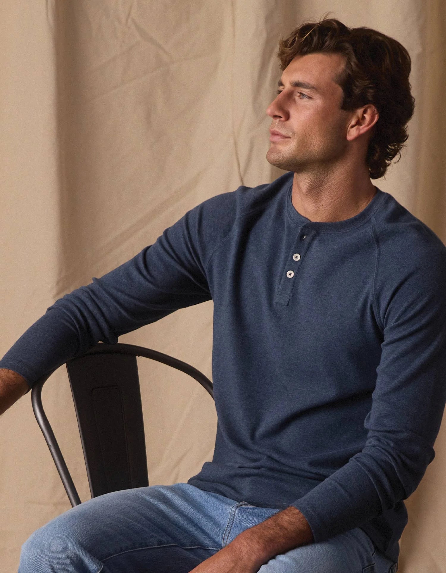 Puremeso Everyday Henley - MST GoodsThe Normal Brand