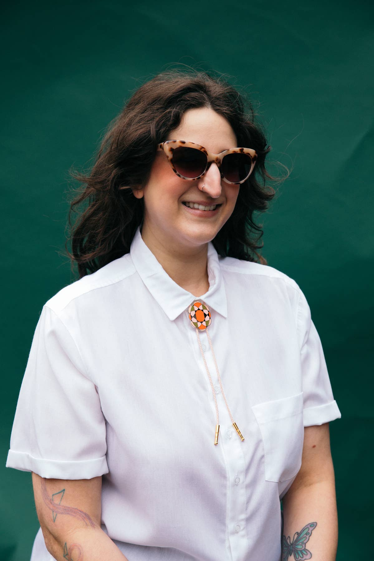 Quilt Cameo Bolo Tie - MST GoodsTiny Deer Studio