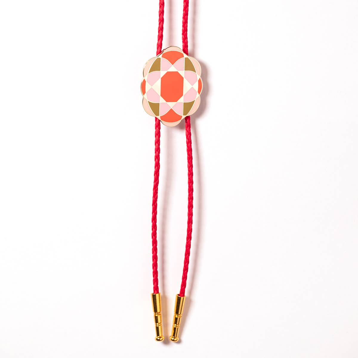 Quilt Cameo Bolo Tie - MST GoodsTiny Deer Studio