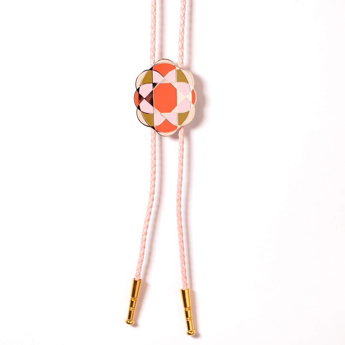 Quilt Cameo Bolo Tie - MST GoodsTiny Deer Studio