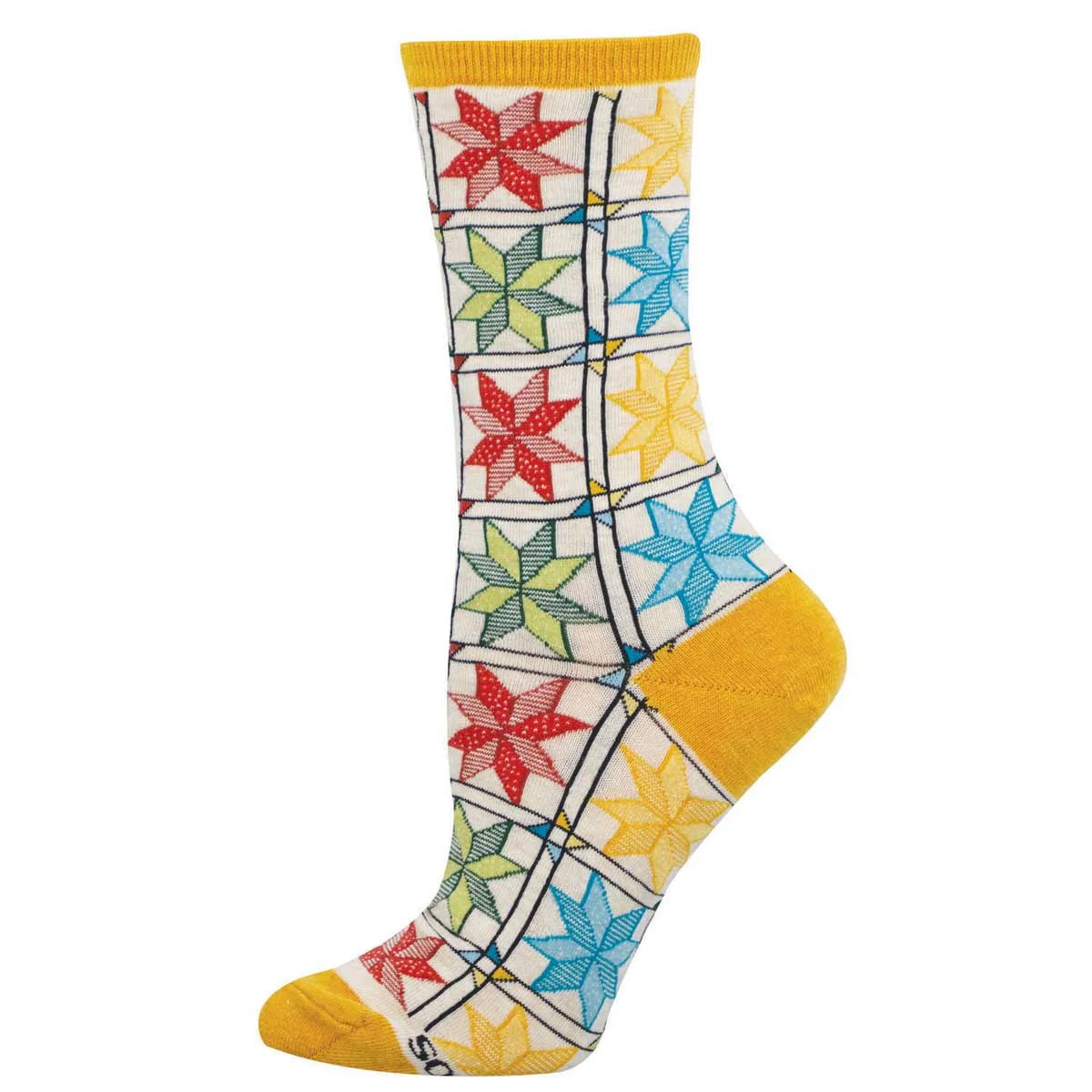 Quilting Pattern Socks - MST GoodsSocksmith