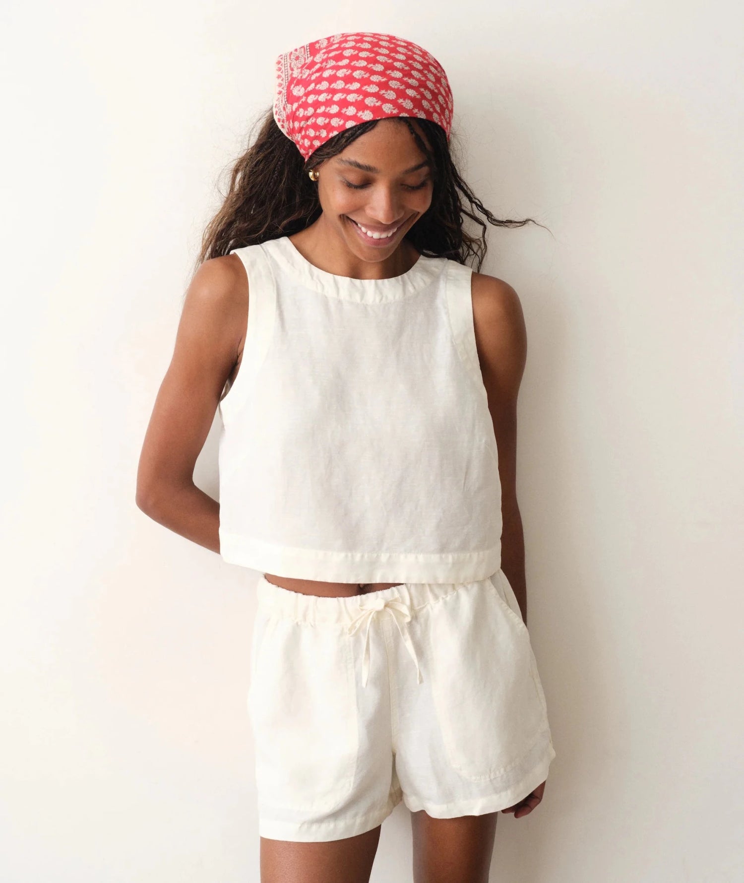 Quinn Linen Tank - MST GoodsMarine Layer