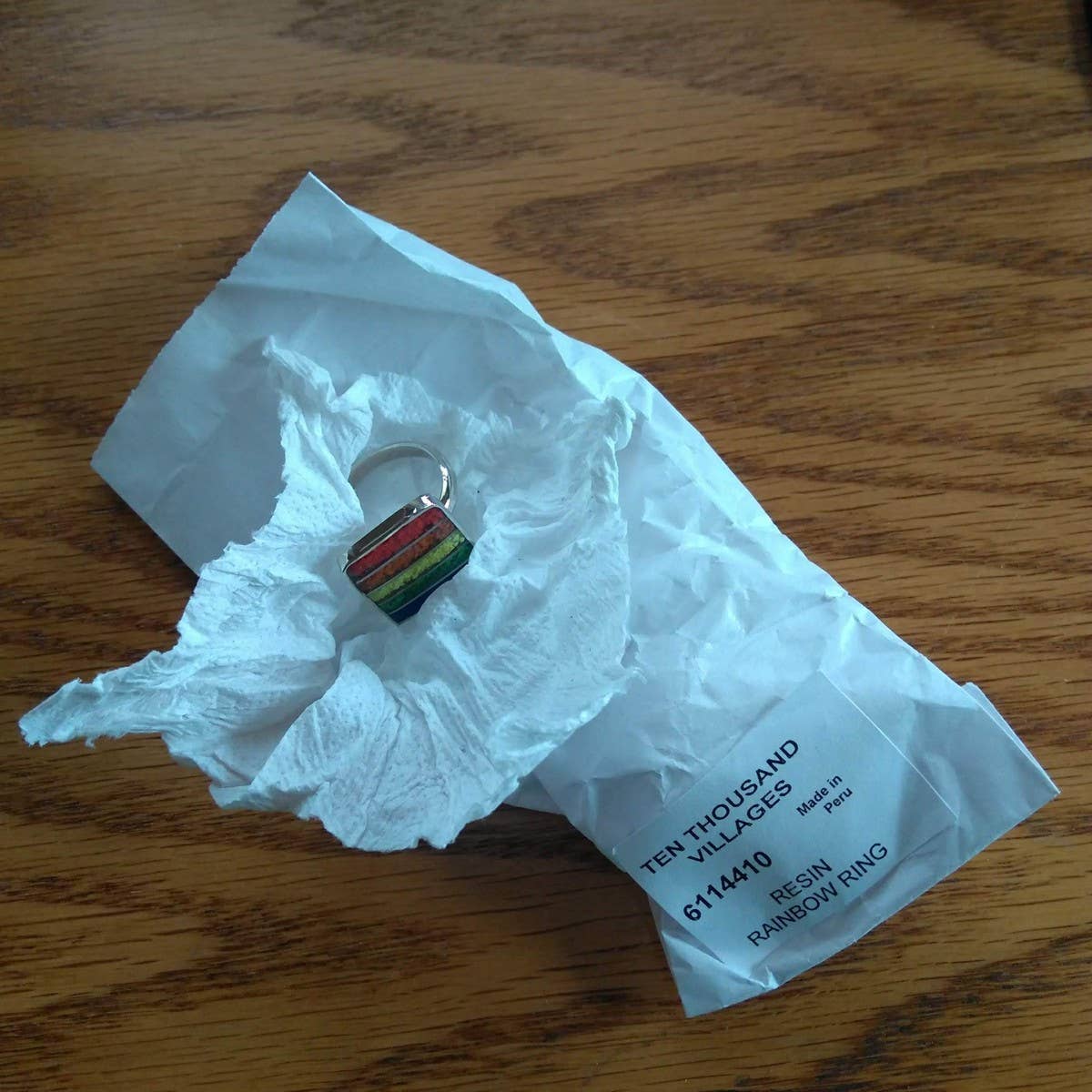 Rainbow Banner Ring - MST GoodsRingTen Thousand Villages