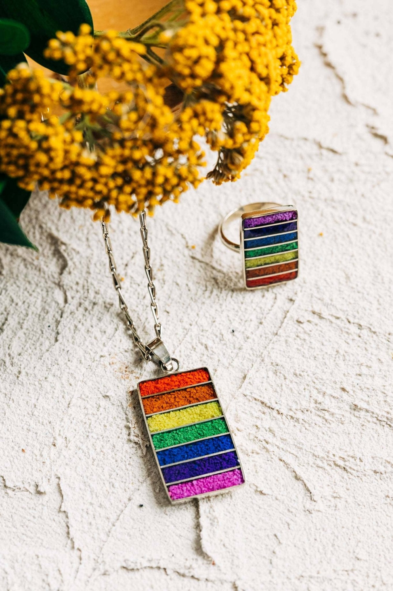 Rainbow Banner Ring - MST GoodsRingTen Thousand Villages