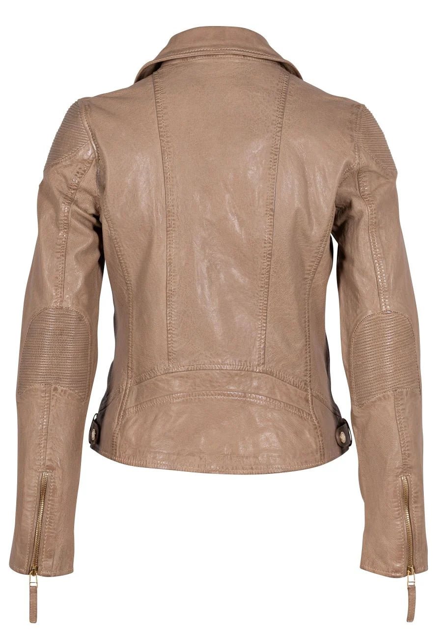 Raizel Women's Leather Jacket Toffee - MST GoodsLeather JacketMauritius