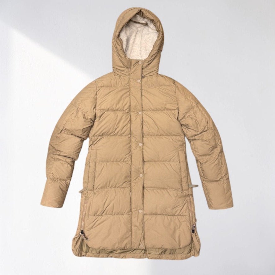 REI Co-op Norseland Down Insulated Parka 2.0 Women's Small Tan Khaki - MST GoodsVintage