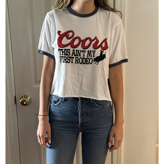 Coors First Rodeo Ringer Tee