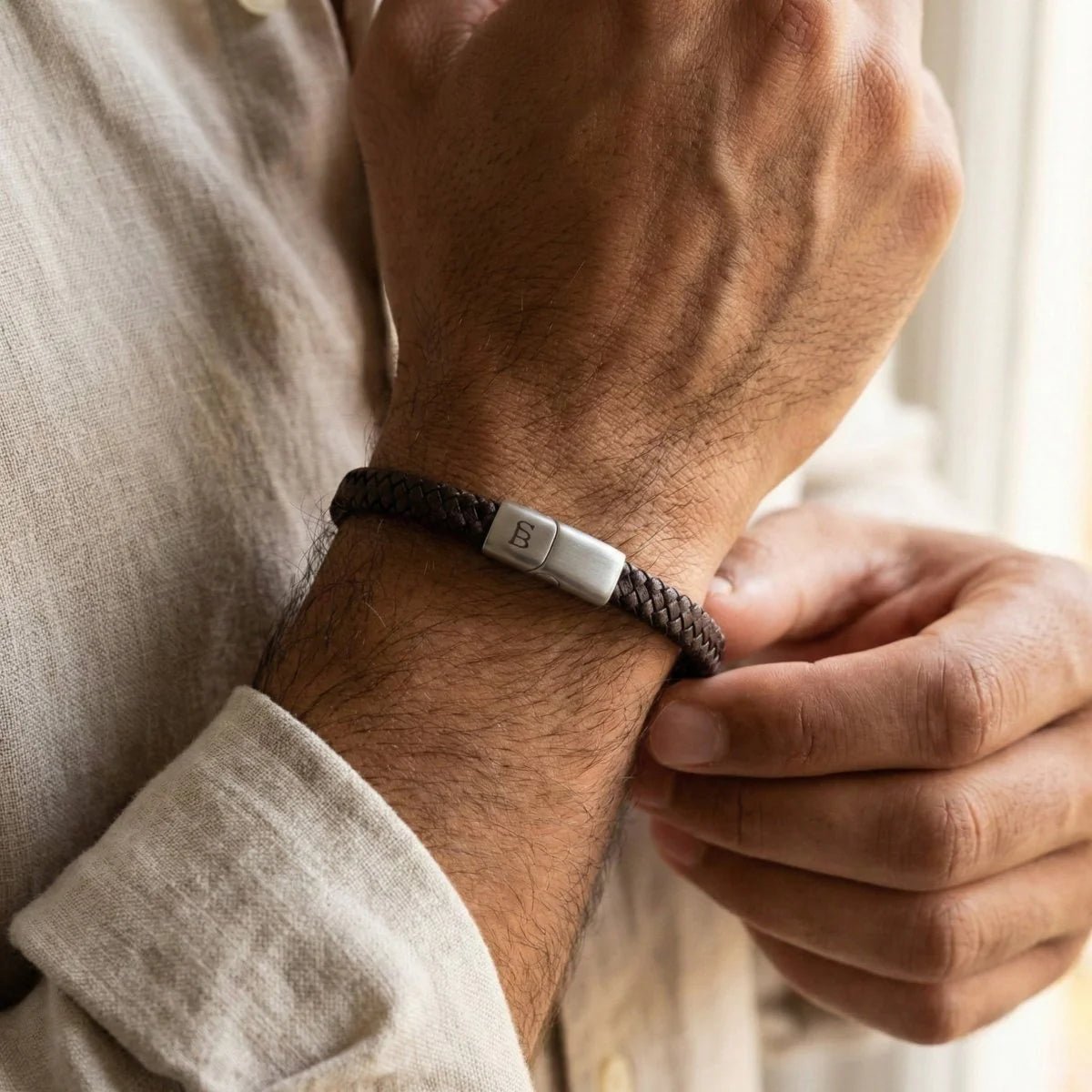 Riley Leather Bracelet - MST GoodsBraceletsSteel & Barnett