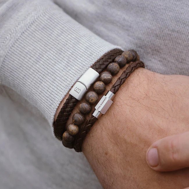 Riley Leather Bracelet - MST GoodsBraceletsSteel & Barnett