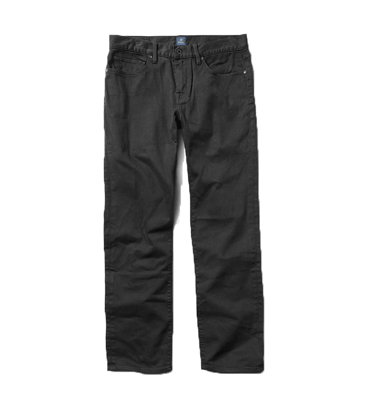 Roark HWY 128 Straight Fit Broken Twill Jeans - Black - MST GoodsClothingRoark