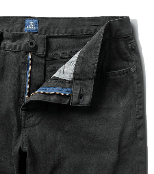 Roark HWY 128 Straight Fit Broken Twill Jeans - Black - MST GoodsClothingRoark