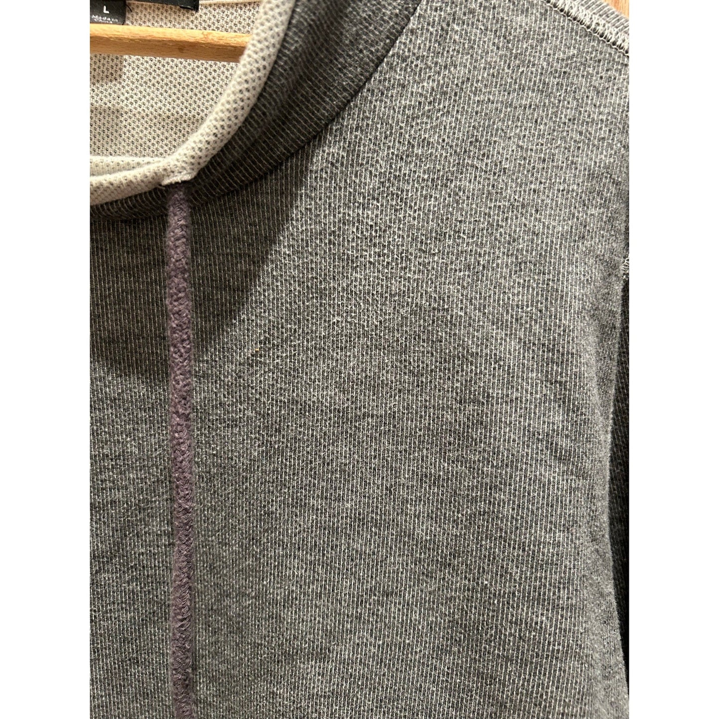 Robert Barakett Sweater Gray Knit Pullover Drawstrings Men's Medium - MST GoodsRobert Barakett