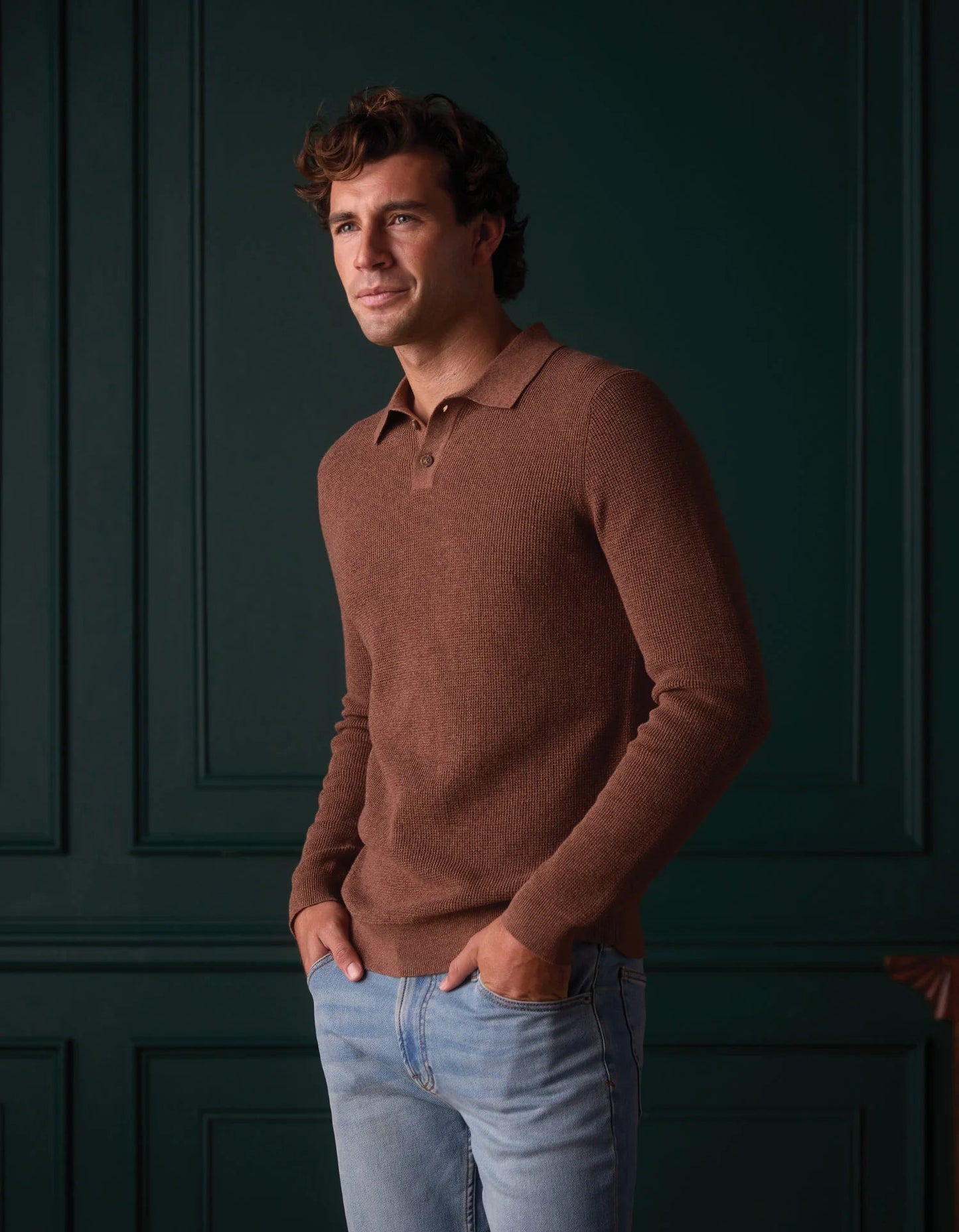 Robles Knit Waffle Stitch Polo - MST GoodsPoloThe Normal Brand