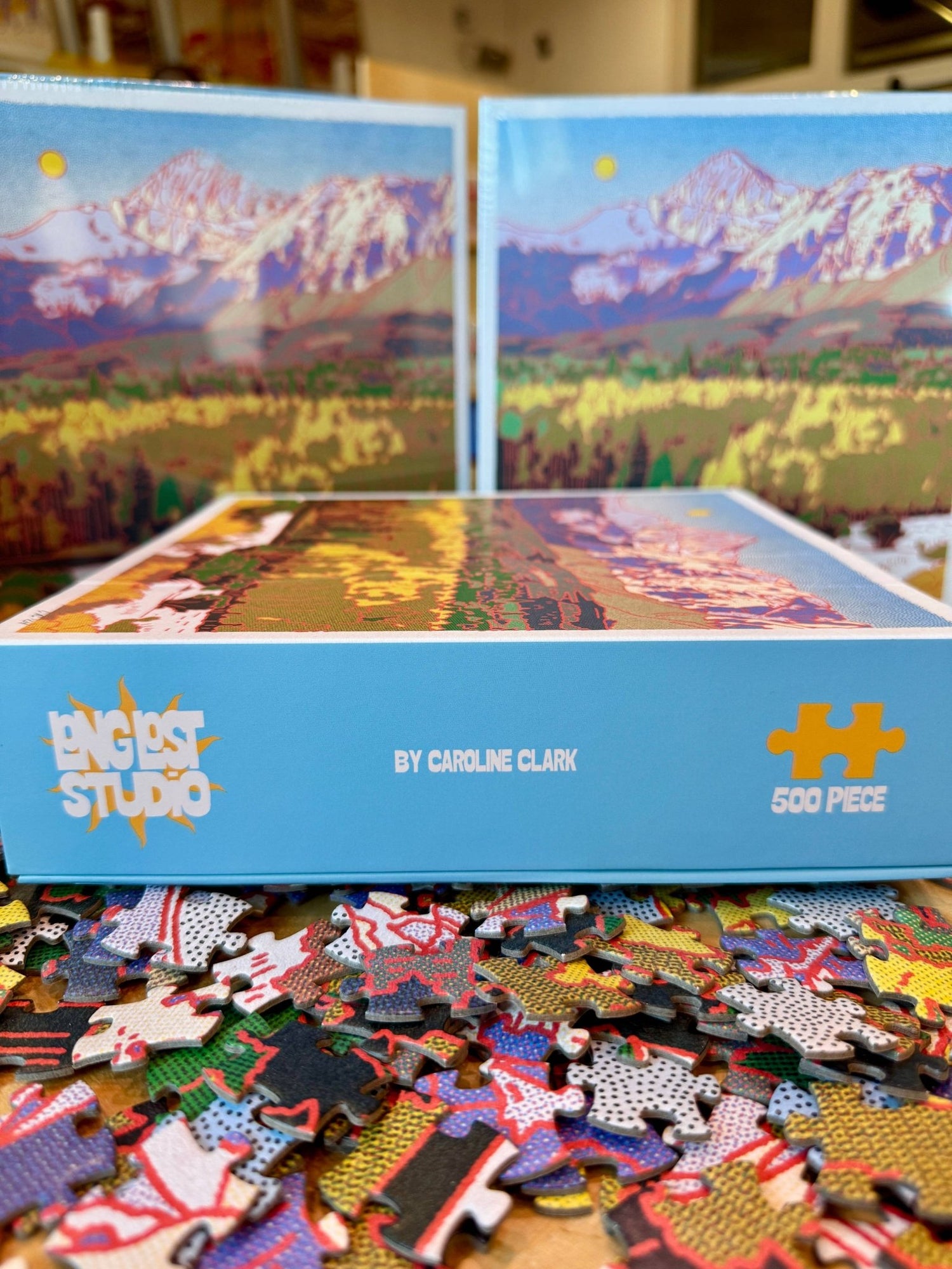 Rocky Mountain Puzzle by Caroline Clark - MST GoodsArt PrintCaroline Clark