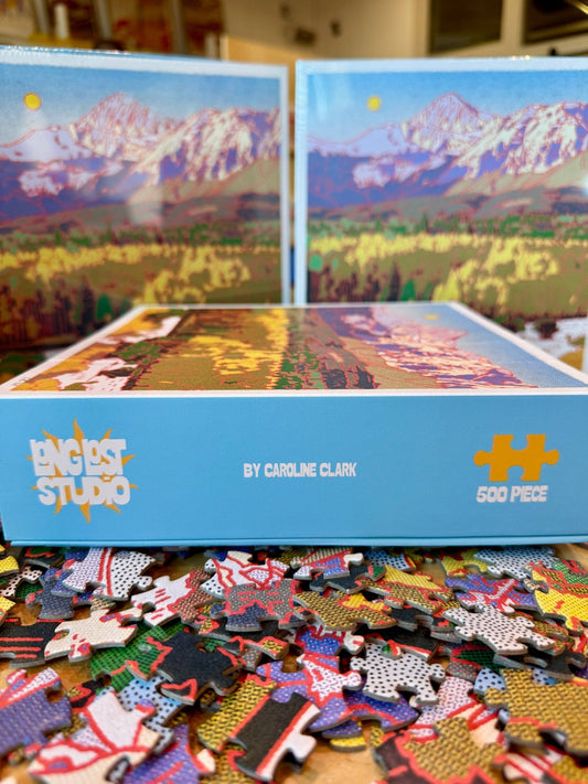 Rocky Mountain Puzzle by Caroline Clark - MST GoodsArt PrintCaroline Clark