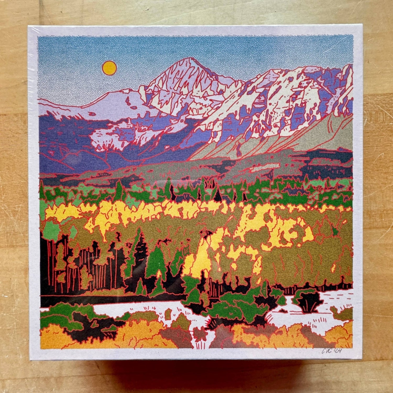 Rocky Mountain Puzzle by Caroline Clark - MST GoodsArt PrintCaroline Clark