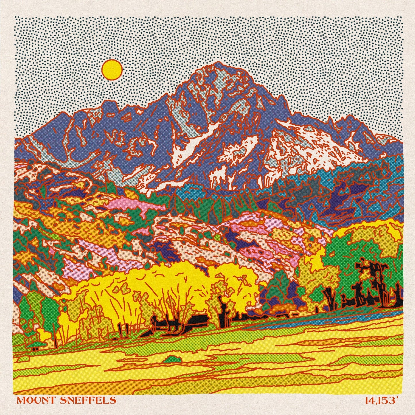 Rocky Mountain Sunset Puzzle - MST GoodsCaroline Clark