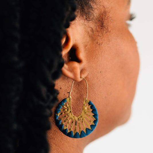 Roja Sunburst Drop Earrings - MST GoodsTen Thousand Villages