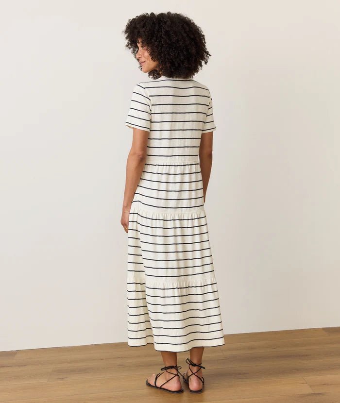 Sadie Vintage Slub Midi Dress - MST GoodsMarine Layer