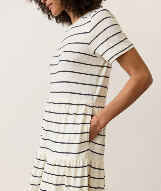 Sadie Vintage Slub Midi Dress - MST GoodsMarine Layer