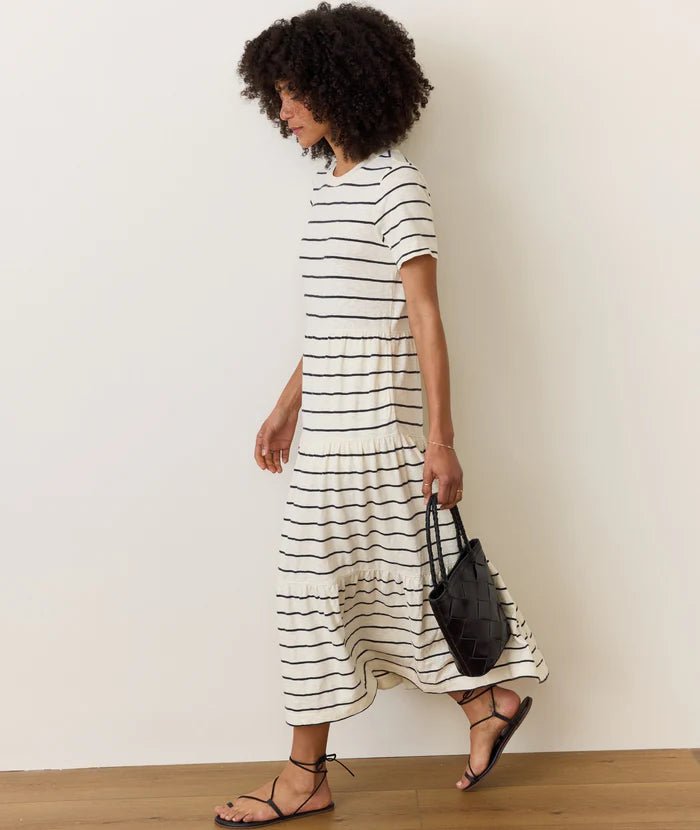 Sadie Vintage Slub Midi Dress - MST GoodsMarine Layer
