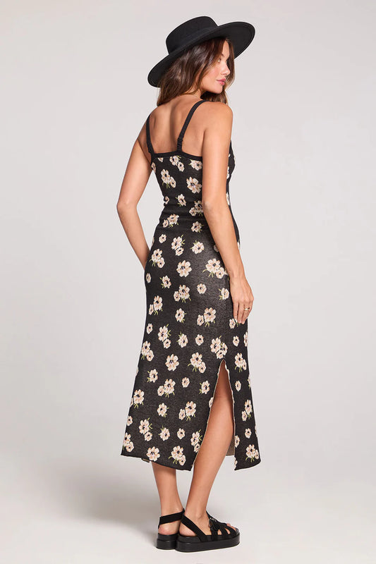 Enrine Floral Midi Dress