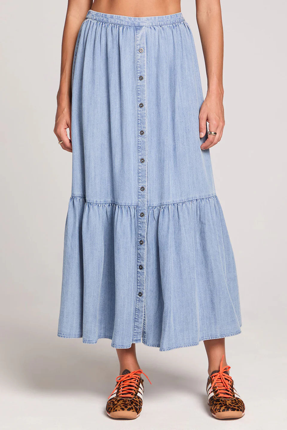 Osiris Vintage Indigo Maxi Skirt