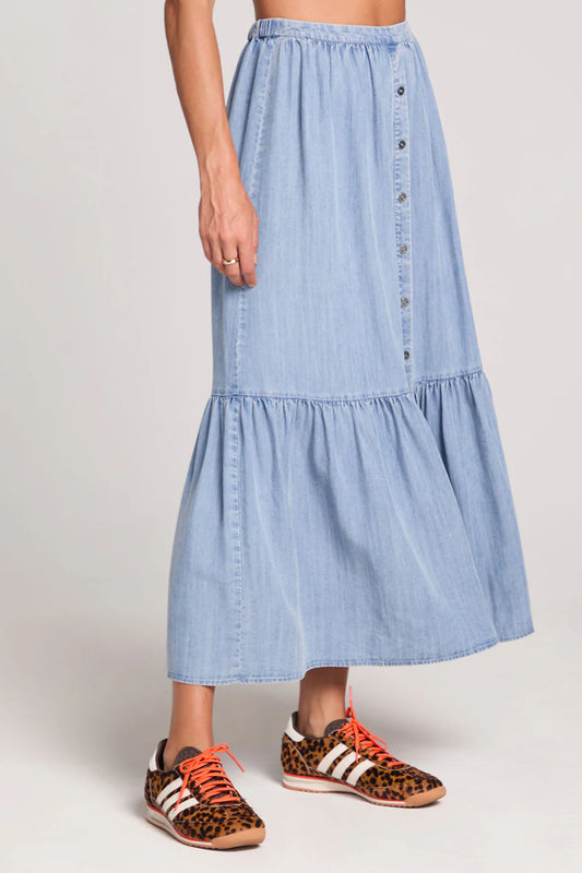 Osiris Vintage Indigo Maxi Skirt