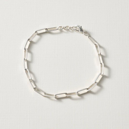 Sanvi Silver Tone Link Bracelet - MST GoodsTen Thousand Villages