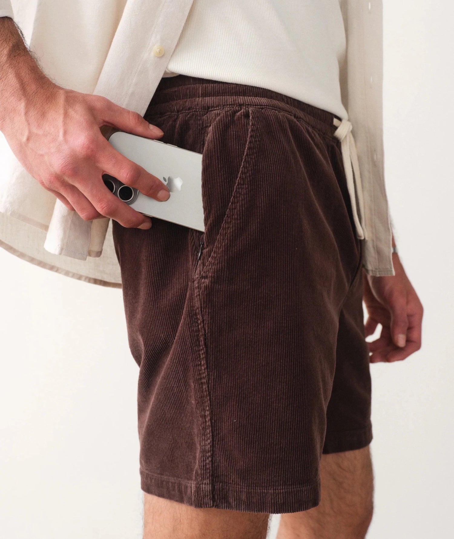 Saturday Corduroy Short 6" - Dark Brown - MST GoodsMarine Layer
