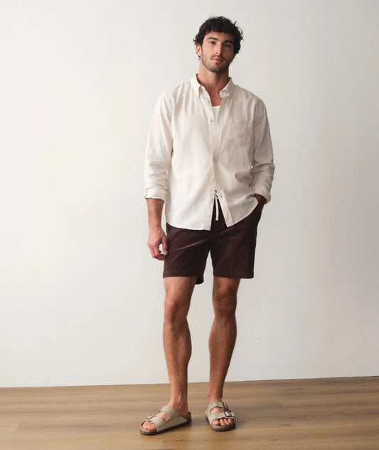 Saturday Corduroy Short 6" - Dark Brown - MST GoodsMarine Layer