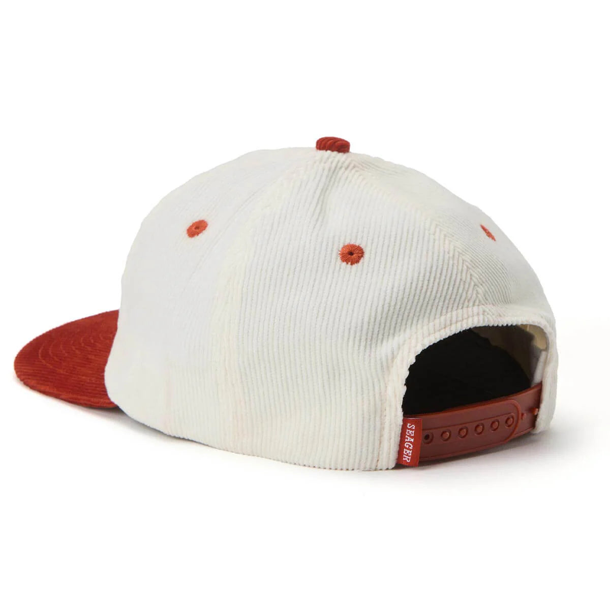 Seager Co Big Corduroy Snapback Hat Big Red/White/Blue
