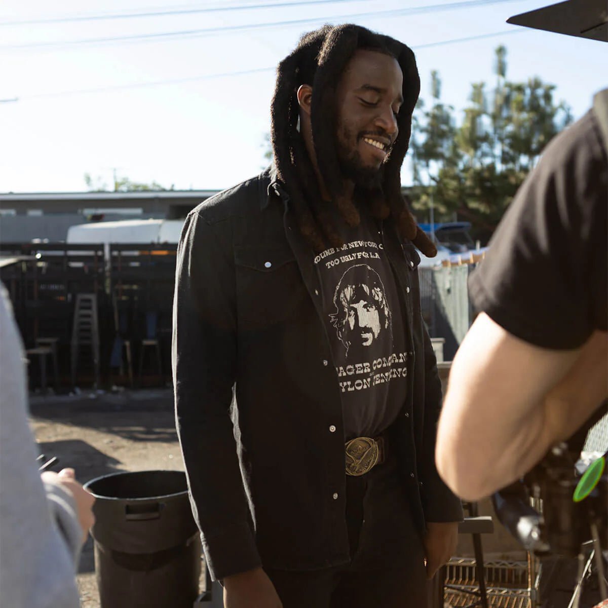 Seager x Waylon Jennings Dumb Ugly Tee Vintage Black - MST GoodsT ShirtSeager