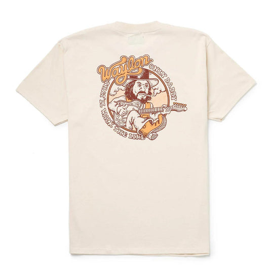 Seager x Waylon Jennings Only Daddy That'll Walk the Line Tee - MST GoodsT ShirtSeager